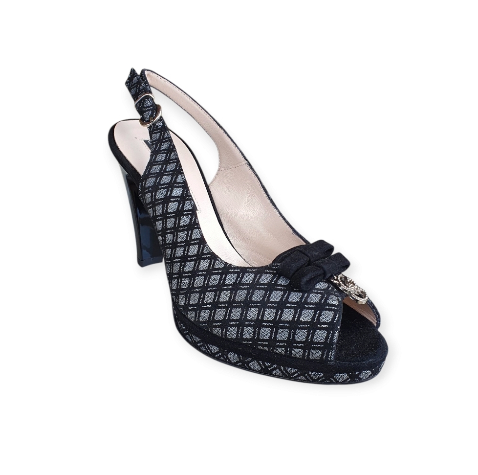 5074 Cam rombo nero-bianco